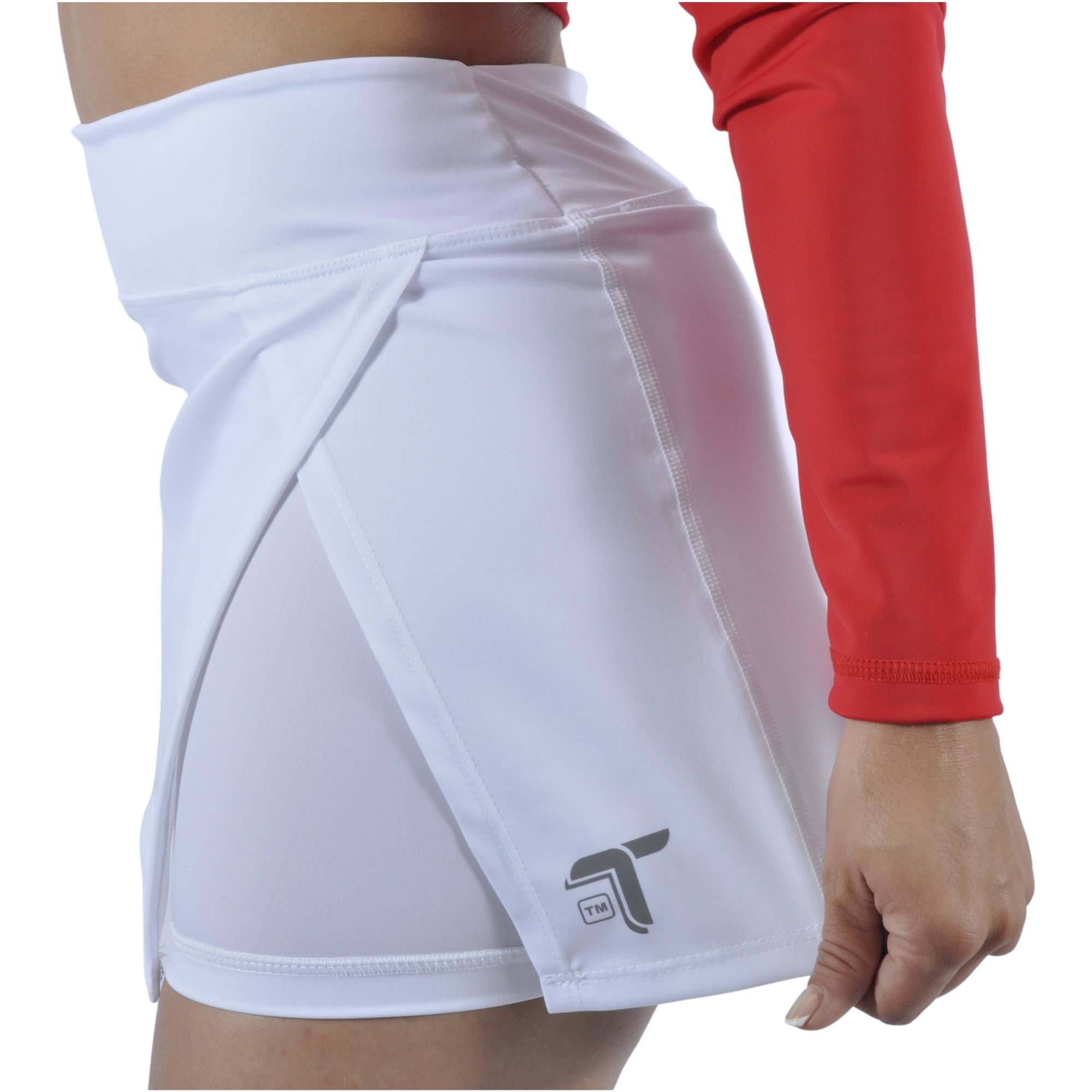 Falda Short Deportiva Tenista Cruzada Inca Tuacol Blanca - I Fit Sport Latam #