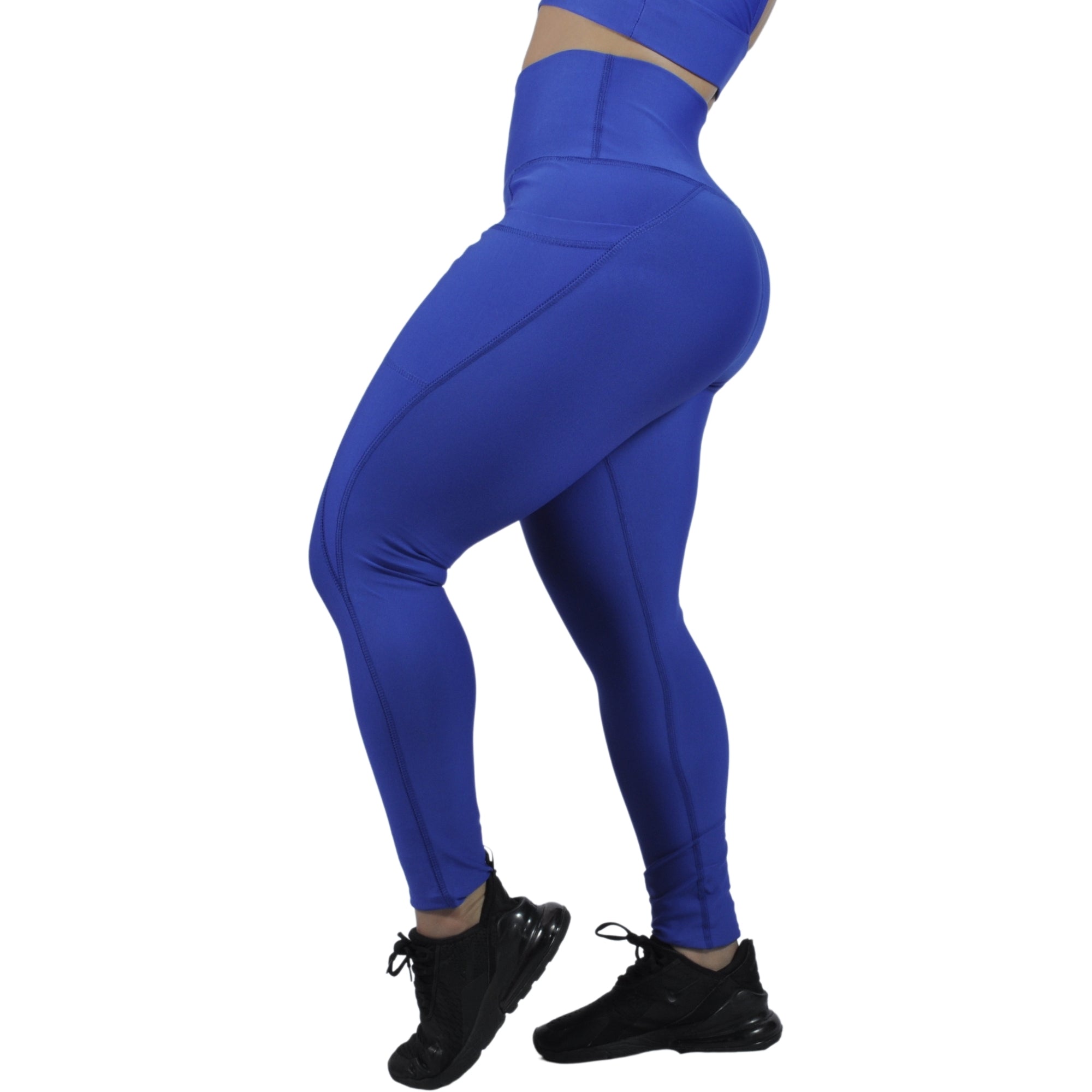 Leggins Deportivo Mujer - Bolsillo Lateral Tuacol Azul Rey - TUACOL.COM #