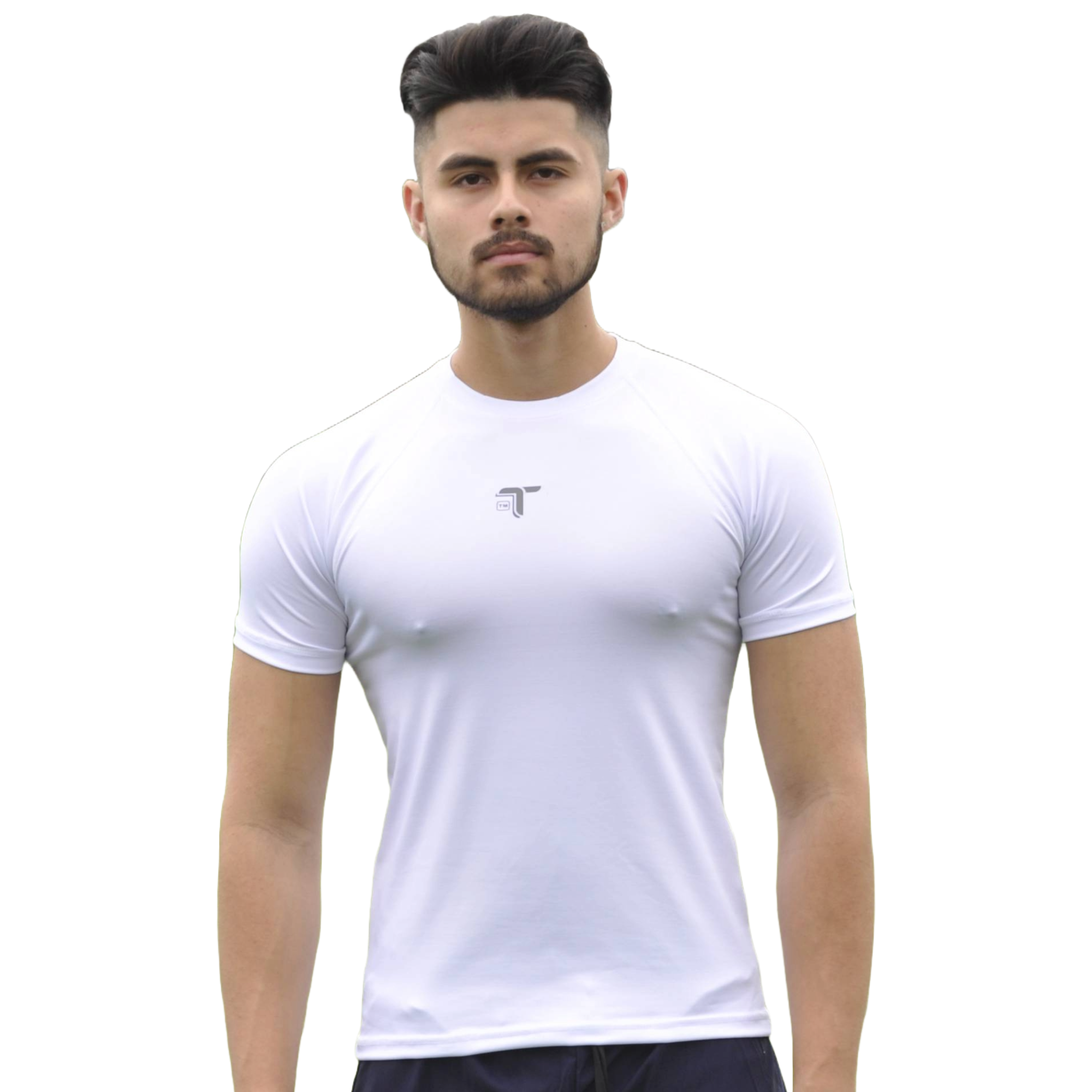 Camiseta Deportiva Hombre Ranglan Zopilote Blanco Tuacol - TUACOL.COM #