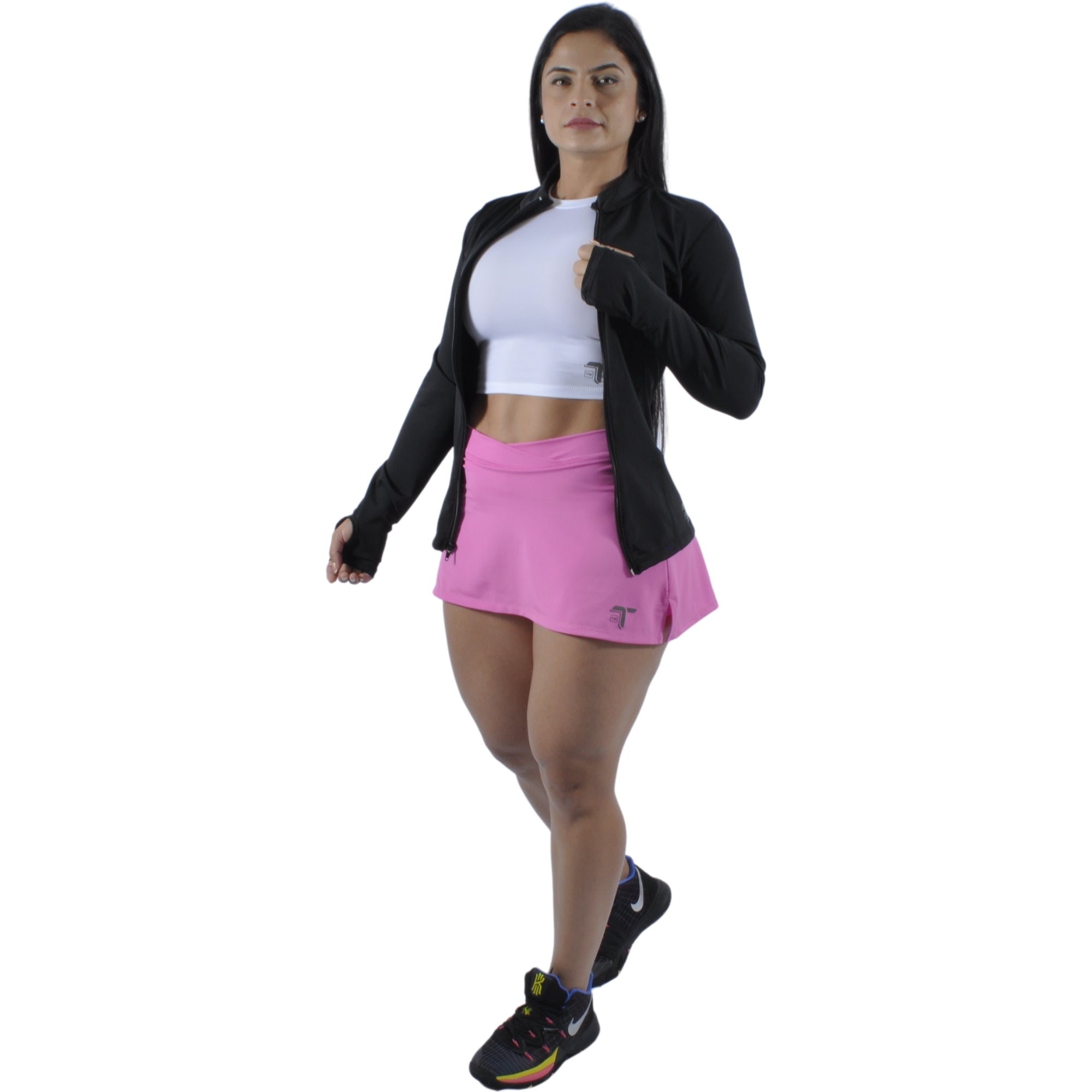 Chaqueta Deportiva Mujer Slim Fit Negra Tuacol - TUACOL.COM #