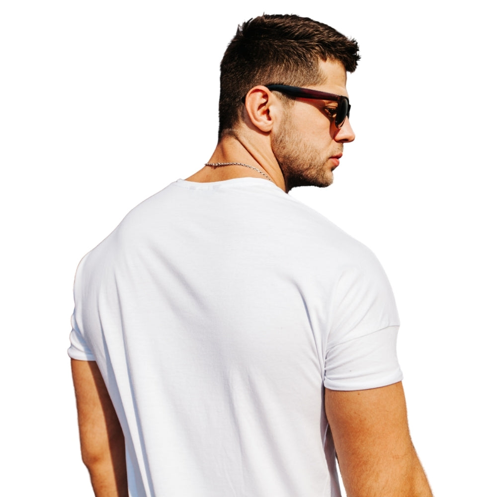 Camiseta Deportiva Hombre Blanca Manga Corta I Fit Sport - I Fit Sport Latam #