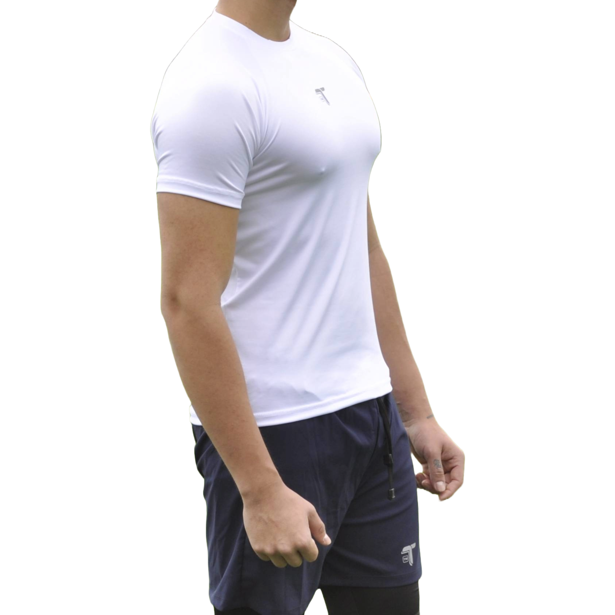 Camiseta Deportiva Hombre Ranglan Zopilote Blanco I Fit Sport - I Fit Sport Latam #