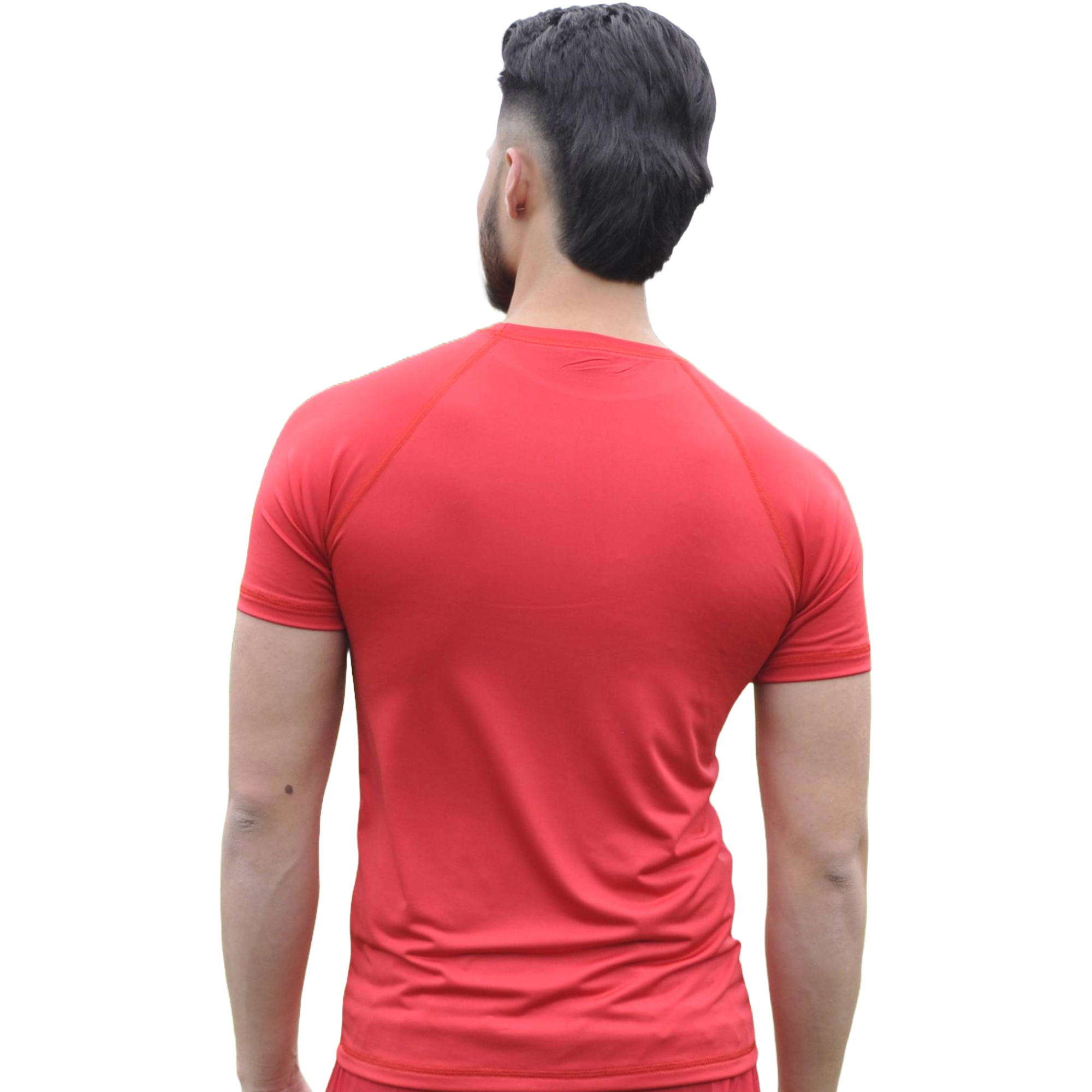 Camiseta Deportiva Hombre Roja Manga Ranglan I Fit Sport - I Fit Sport Latam #