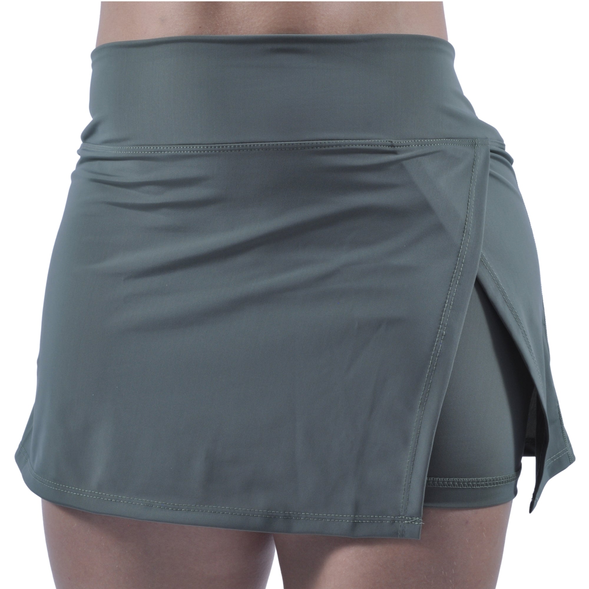 Falda Short Deportiva Tenista Cruzada Inca Tuacol Verde - TUACOL.COM #