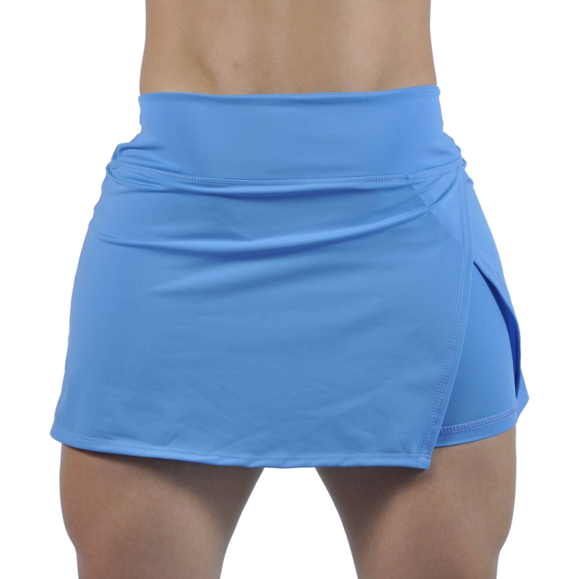 Falda Short Deportiva Tenista Cruzada Inca Tuacol Azul claro - TUACOL.COM #