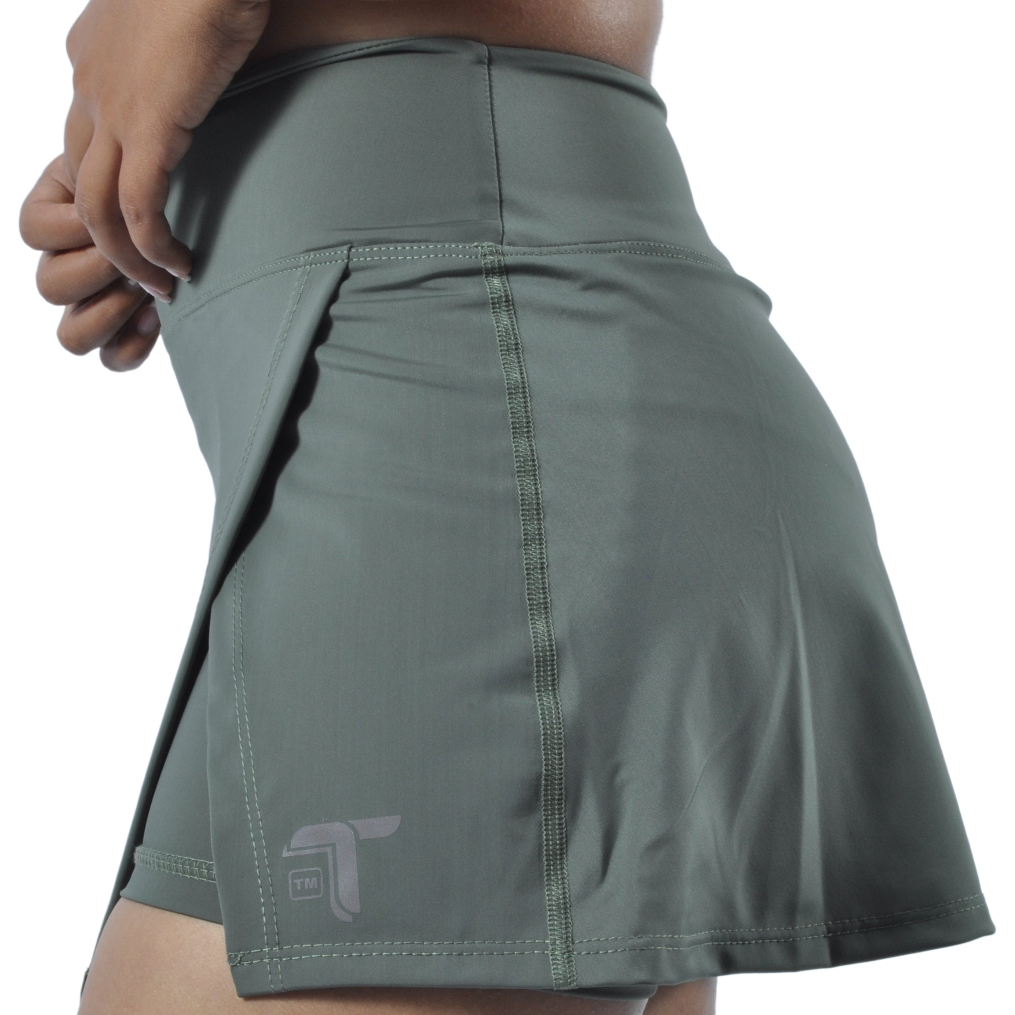 Falda Short Deportiva Tenista Cruzada Inca Tuacol Verde - I Fit Sport Latam #